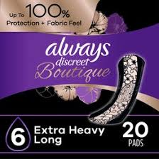 Always Discreet Boutique Extra Heavy Pads - 20ct/2pk<br>