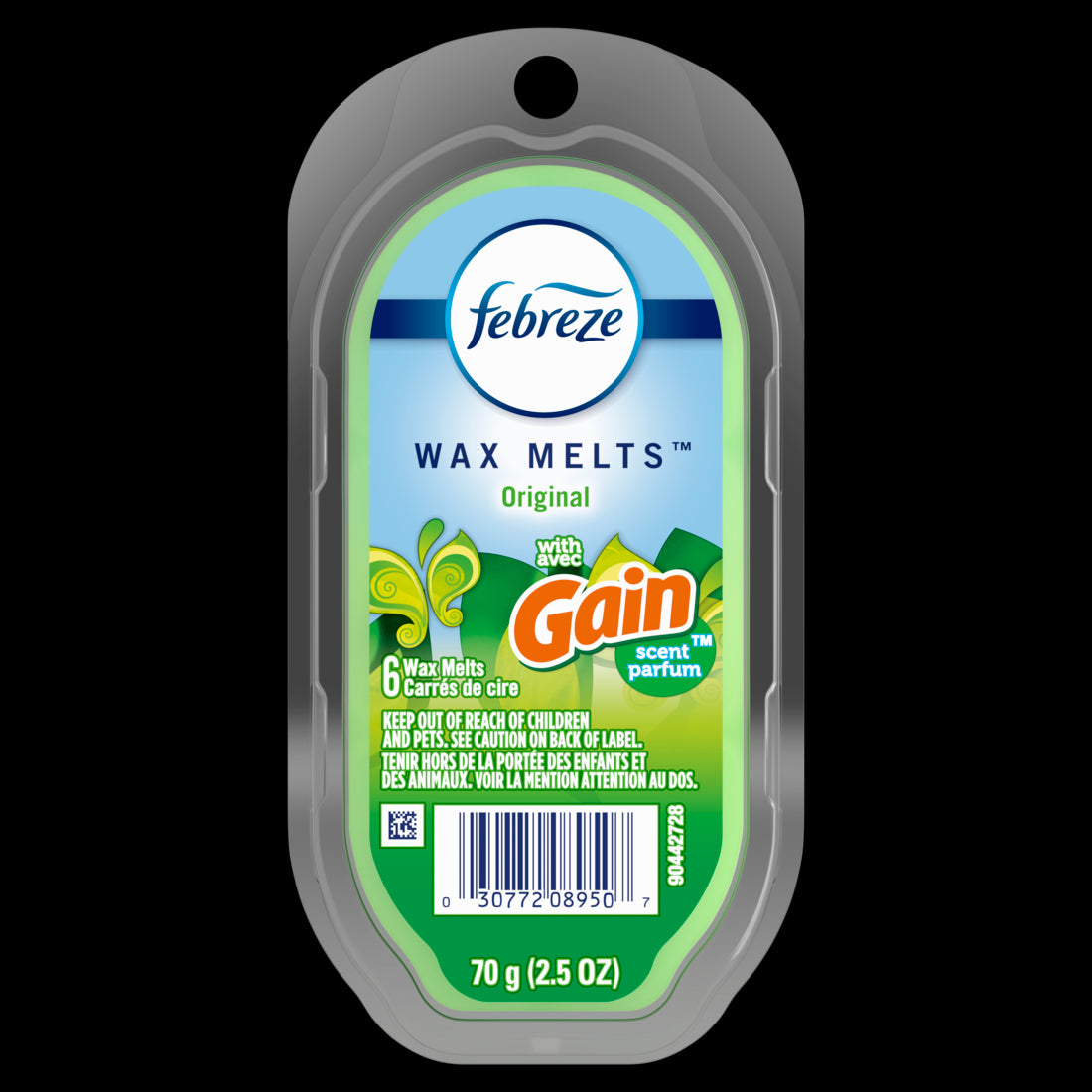 Febreze Odor-Fighting Wax Melts Air Freshener with Gain Original Scent - 2.5oz/8pk