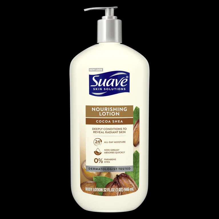 Suave Nourishing Lotion Cocoa Shea - 32oz/4pk