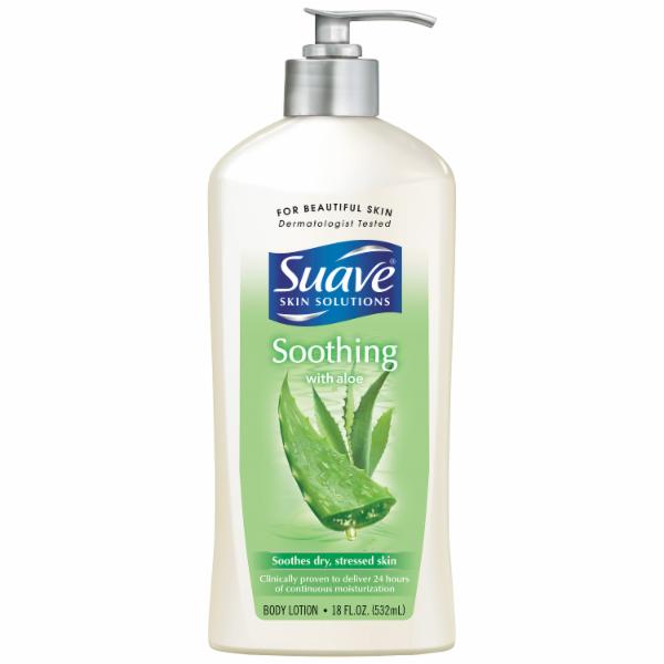 Suave Soothing With Aloe Lotion - 18oz/6pk