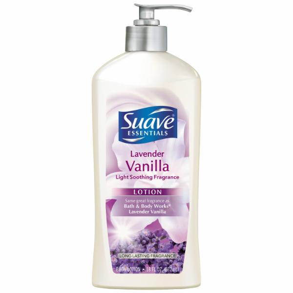 Suave Essentials Lavender Vanilla Lotion - 18oz/6pk