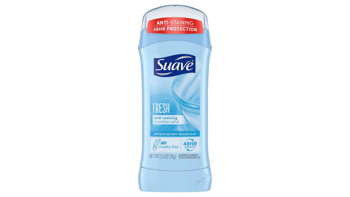 Suave Antiperspirant Deodorant in Shower Fresh - 2.6oz/6pk