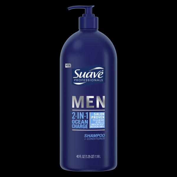 Suave Men Ocean Charge 2in1 - 40oz/3pk