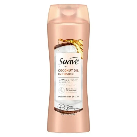 Suave Shampoo Coconut Oil Infusion - 12.6oz/6pk