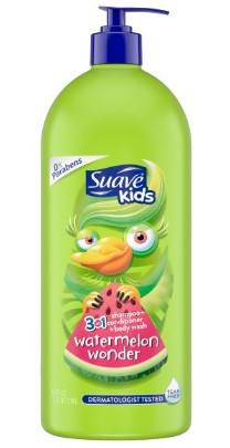 Suave Kids 3 in 1 Shampoo Watermelon Wonder - 40oz/3pk