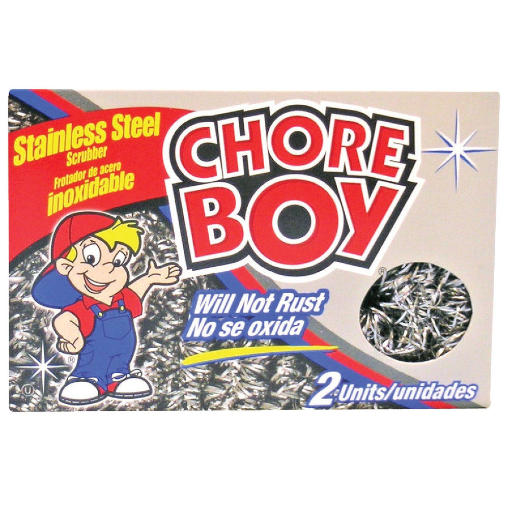 Chore Boy Stainless Steel Scouring Pad - 2ct/12pk