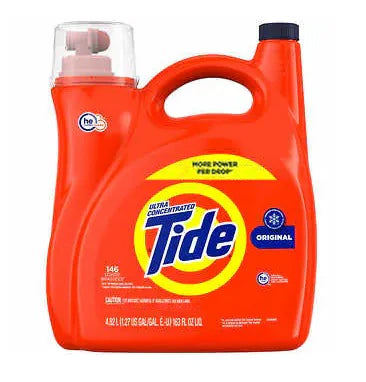 Tide HE Ultra Liquid Laundry Original 146 Loads - 163oz/4pk