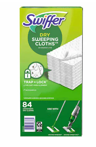 Swiffer Sweeper Dry Sweeping Cloth - 84ct/1pk