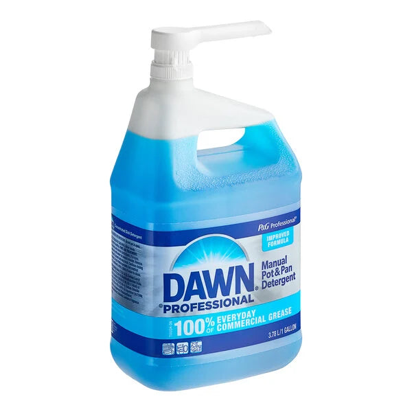 Dawn Professional Liquid Dish Detergent w/Pump 3.78L - 128oz/4pk