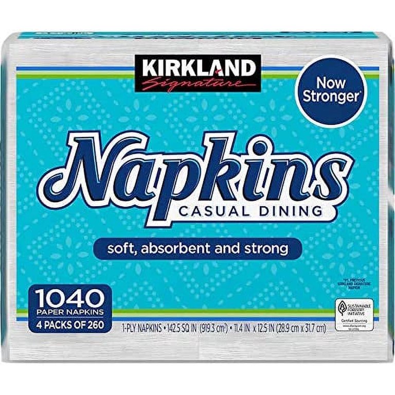 Kirkland Signature Napkins Casual Dining - 4ct/1pk