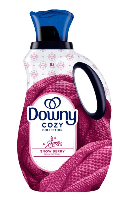 Downy Cozy Collection Liquid Fabric Softener Snow Berry Scent 57 Loads - 38oz/4pk