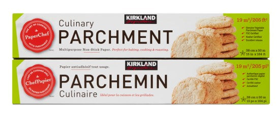 Kirkland Signature Parchment Paper Twin Pack 205sq ft - 2ct/1pk