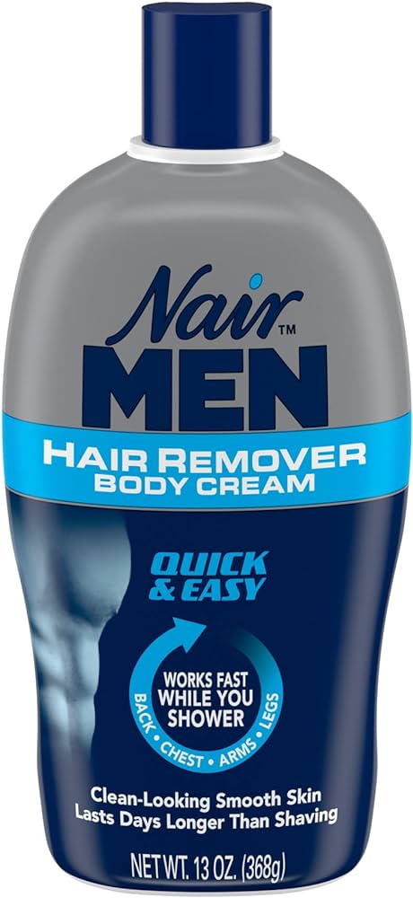 Nair Men's Hair Removal Body Cream Quick & Easy -13oz/12pk