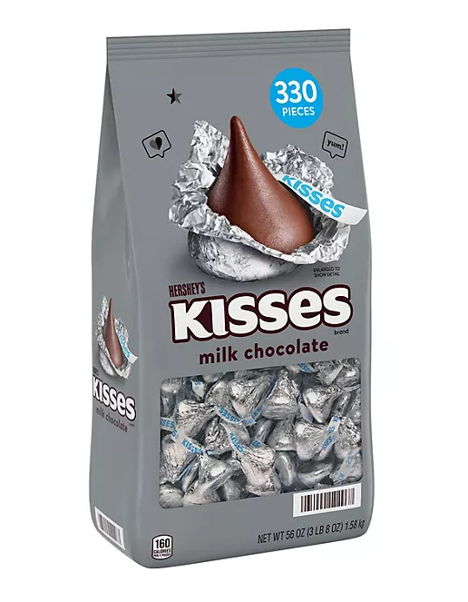 Hershey's Kisses Milk Chocolate 330 ct - 56oz/1pk