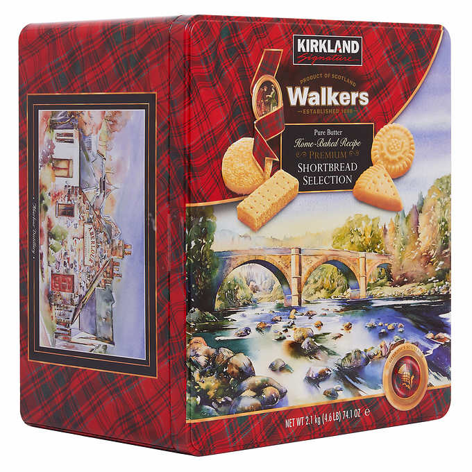 Kirkland Signature Walkers Selection Shortbread Cookies - 4.6LB/2.1kg/1pk