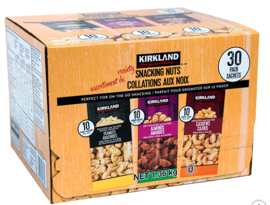 Kirkland Signature Snacking Nuts Variety Pack - 30ct/1pk