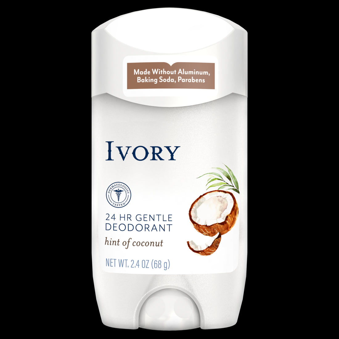 Ivory Gentle Deodorant Hint of Coconut - 2.4oz/12pk