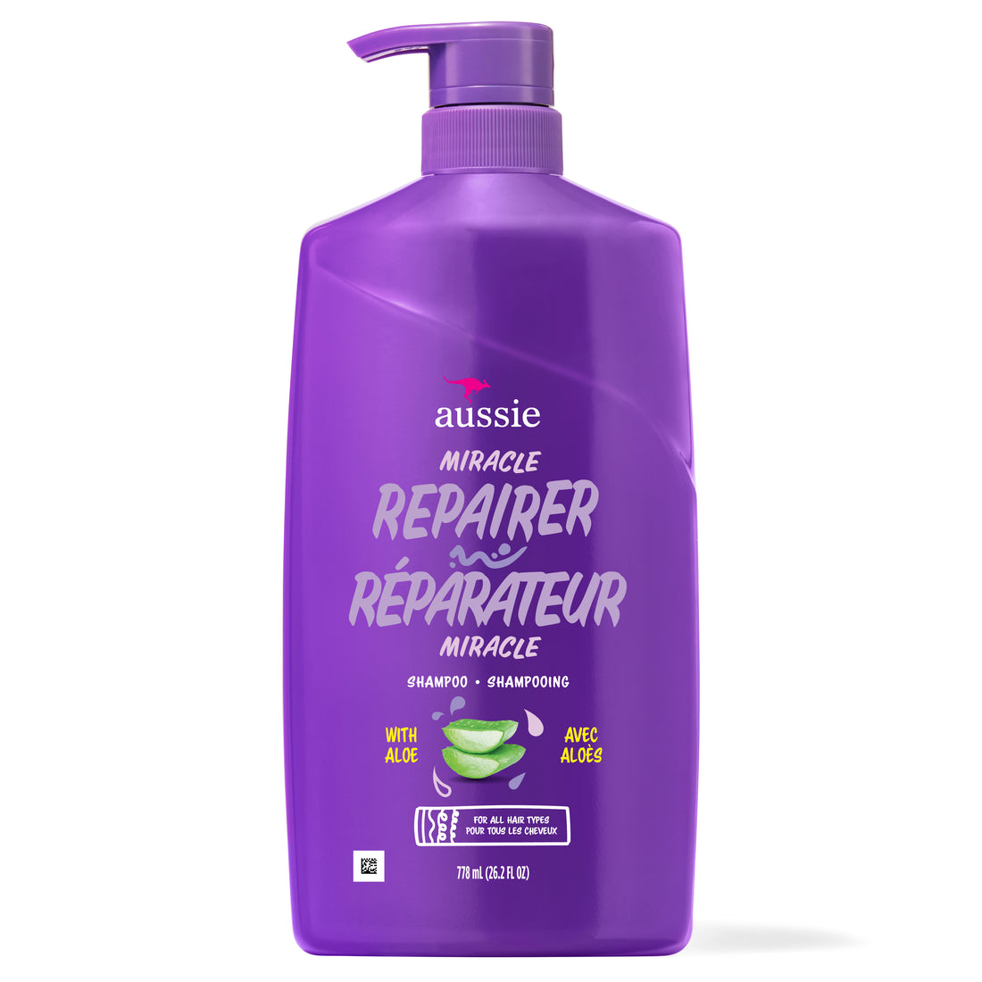 Aussie Miracle Repairer Shampoo with Aloe for All Hair Types - 26.2oz/4pk