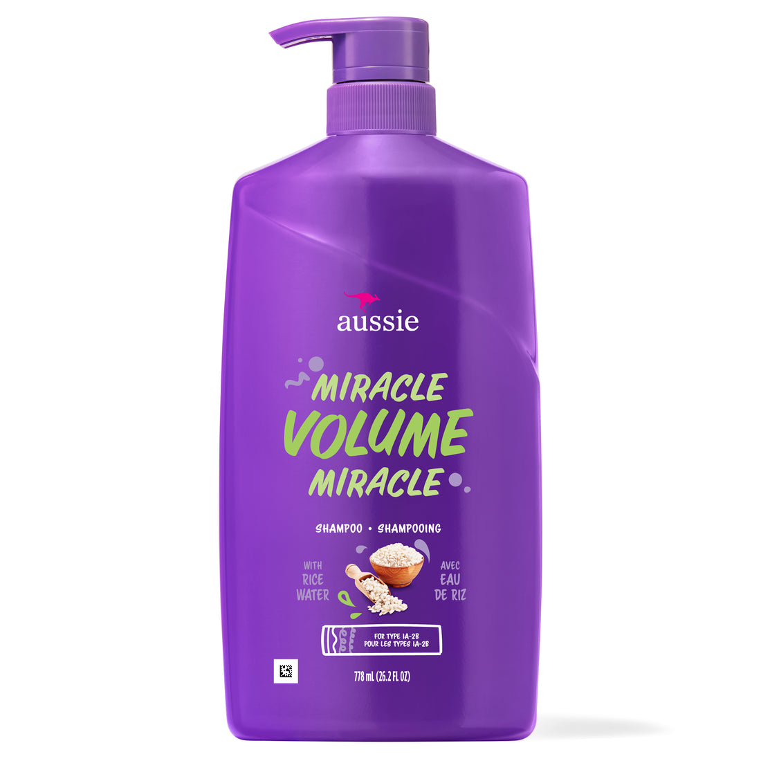 Aussie Miracle Volume with Plum & Bamboo Paraben Free Shampoo - 26.2oz/4pk