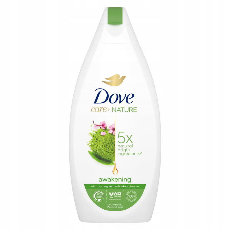 Dove Awakening Body Wash Matcha Green Tea & Sakura Blossom - 400ml/12pk