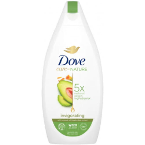 Dove Invigorating Body Wash Avocado Oil & Calendula Extract - 400ml/12pk