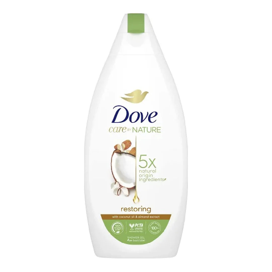 Dove Restoring Body Wash Coconut Oil & Almond Extract - 400ml/12pk