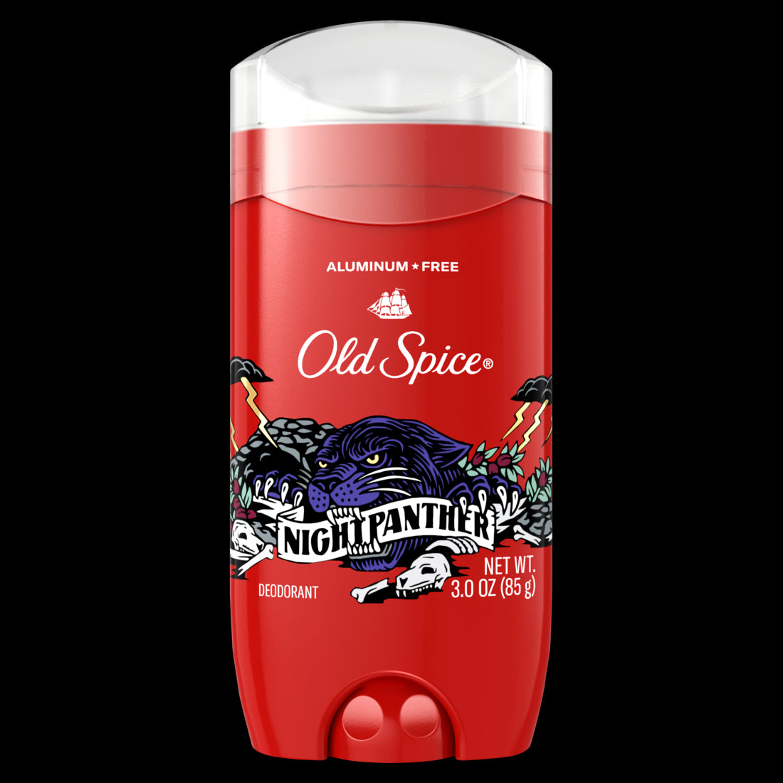 Old Spice Aluminum Free Deodorant for Men NightPanther 48 Hr Protection - 3.0oz/12pk