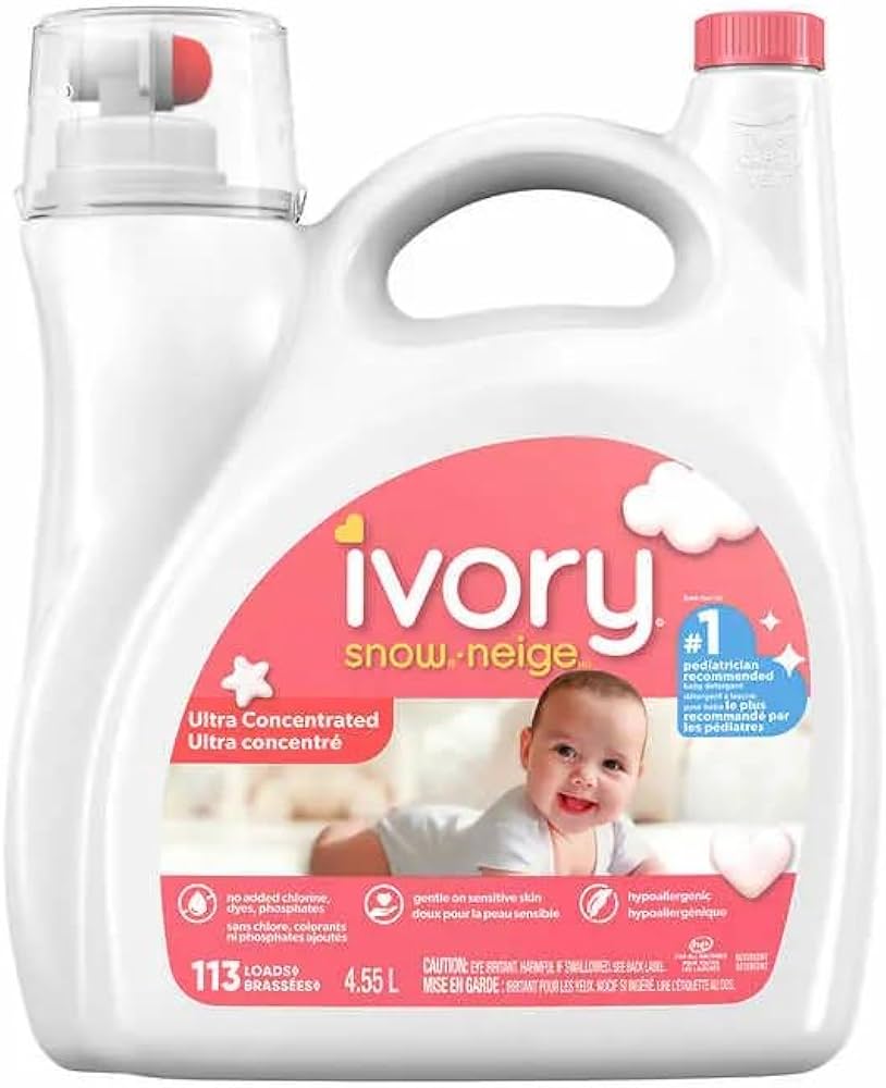 Ivory Snow Liquid Laundry Detergent 113 Loads - 154oz/4pk