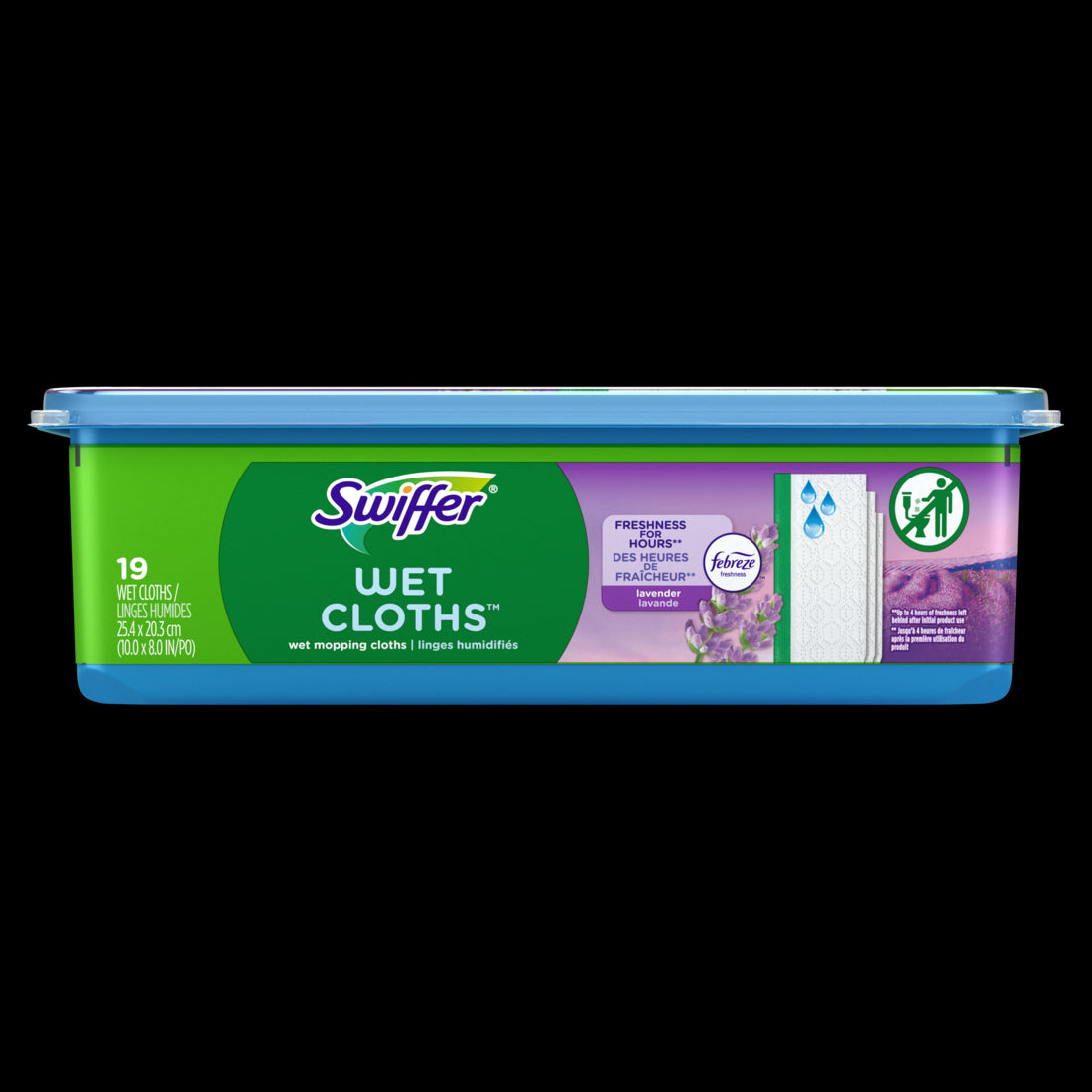 Swiffer Sweep & Mop Wet Pads Refill Floor Cleaner Cleaning Cloths Lavender - 38ct/1pk