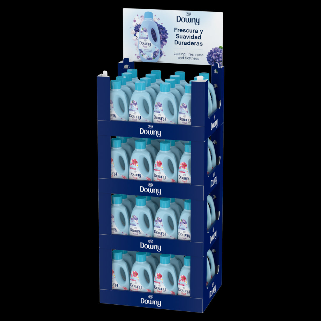 Downy Fresh Softner Display Mix ( Lavender Dream 50oz/32ct , Sweet Summer 50oz/32ct ) - 64pk