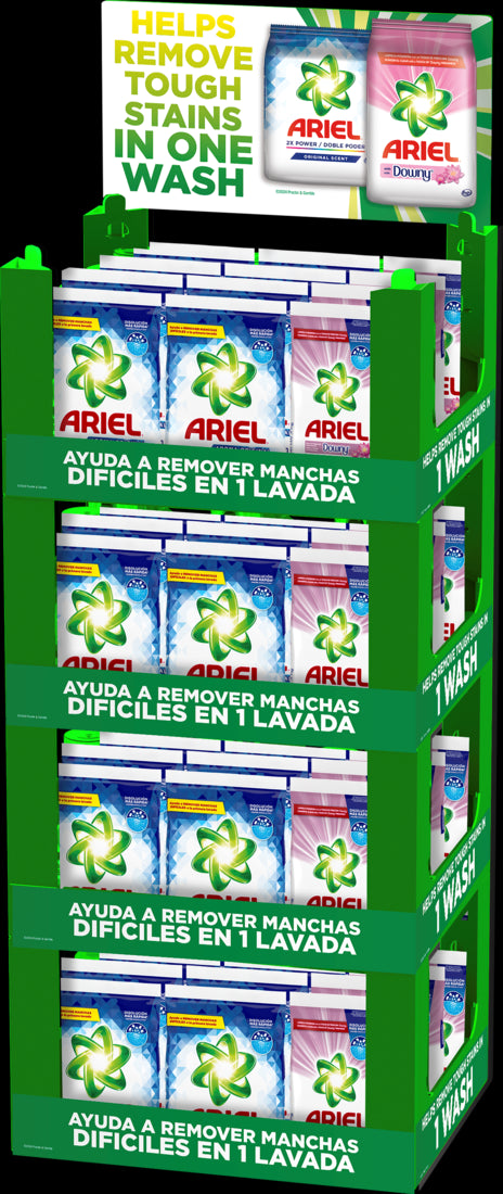 Ariel Powder Detergent Display Mix ( Downy Freshness 105.8oz/12ct , Downy Original 141oz/12ct ) - 24pk