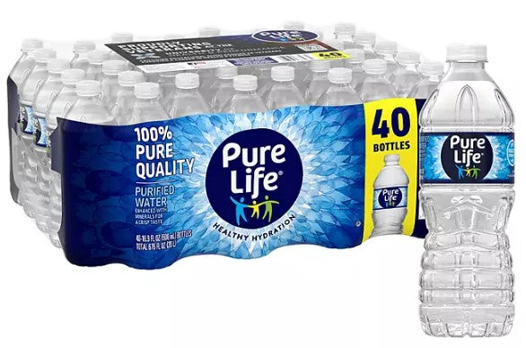 Nestle Pure Life Purified Water - 16.9oz/40pk