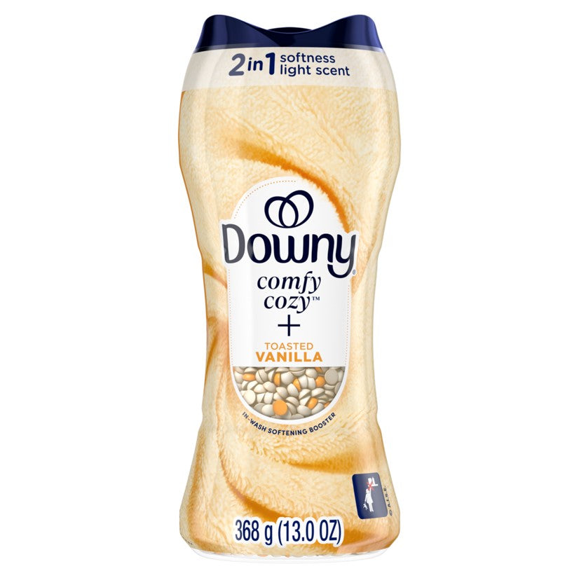 Downy Comfy Cozy In-Wash Laundry Scent Booster Beads Toasted Vanilla Scent Softness and Freshness - 13oz/4pk