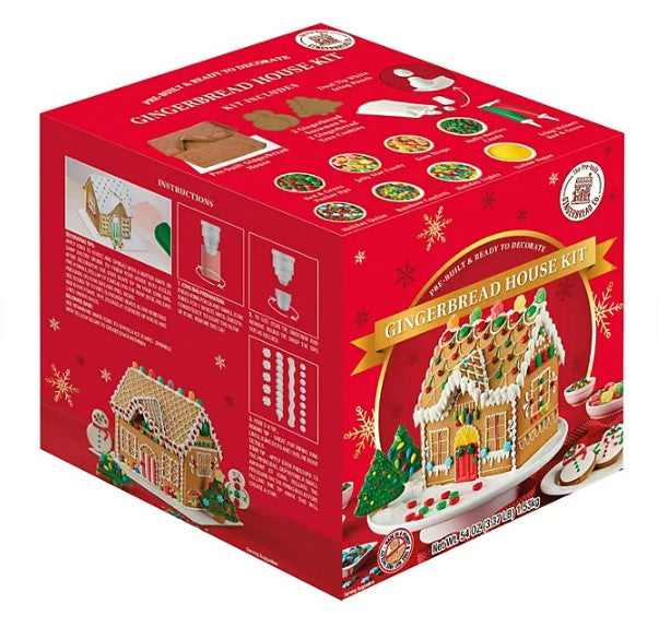 Pre-Built Gingerbread House Decorating Kit - 50.8oz/1pk