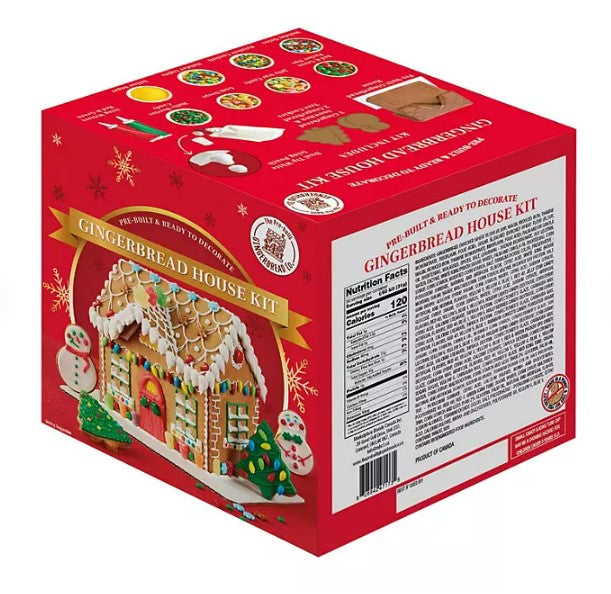 Pre-Built Gingerbread House Decorating Kit - 50.8oz/1pk