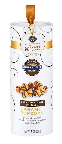 Ghirardelli Dark Chocolate Drizzled Caramel Popcorn - 8oz/1pk