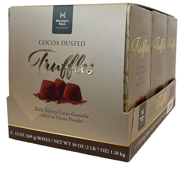 Member's Mark Cocoa Dusted Truffles - 13oz/3pk