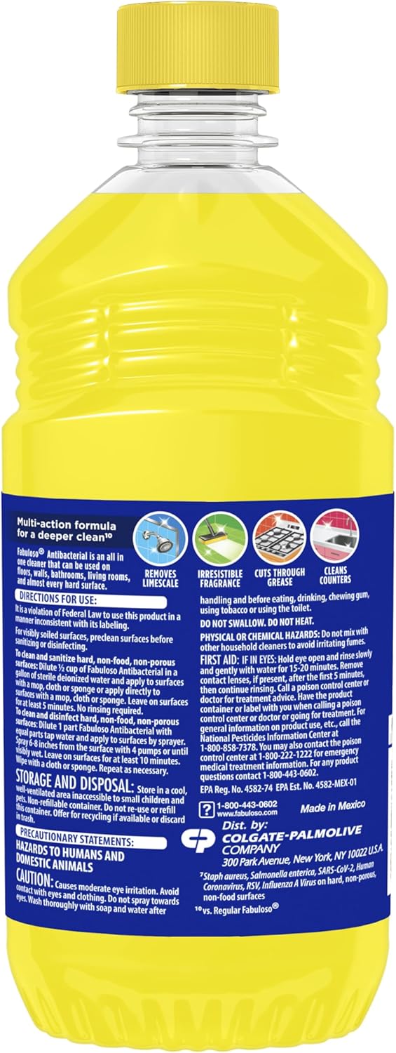 Fabuloso All Purpose Cleaner AB Sparkling Citrus - 16.9floz/24pk