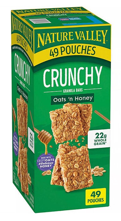 Nature Valley Granola Bars Oats & Honey Two Bars - 1.49oz/49pk