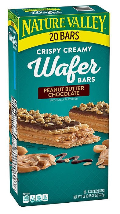 Nature Valley Peanut Butter Chocolate Wafer Bar - 20ct/1pk