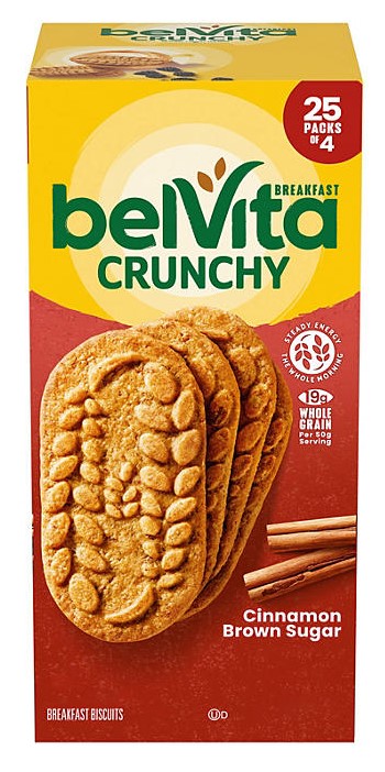 Nabisco Belvita Cinnamon Brown Sugar - 4ct/25pk