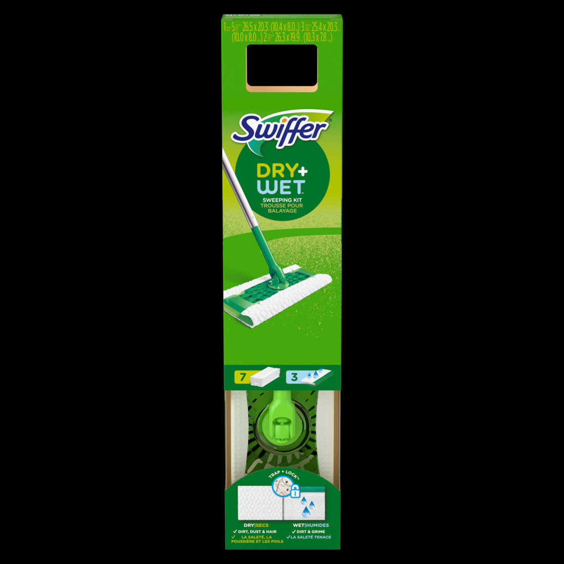 Swiffer Sweep & Mop Dry & Wet Floor Cleaner Fresh Scent Cleaning Set - 2ct/6pk