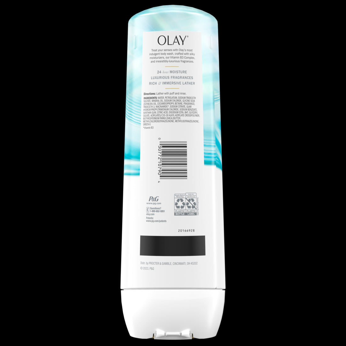 Olay Indulgent Moisture Body Wash Infused with Vitamin B3 & Notes of Guava and Coconut - 20oz/4pk