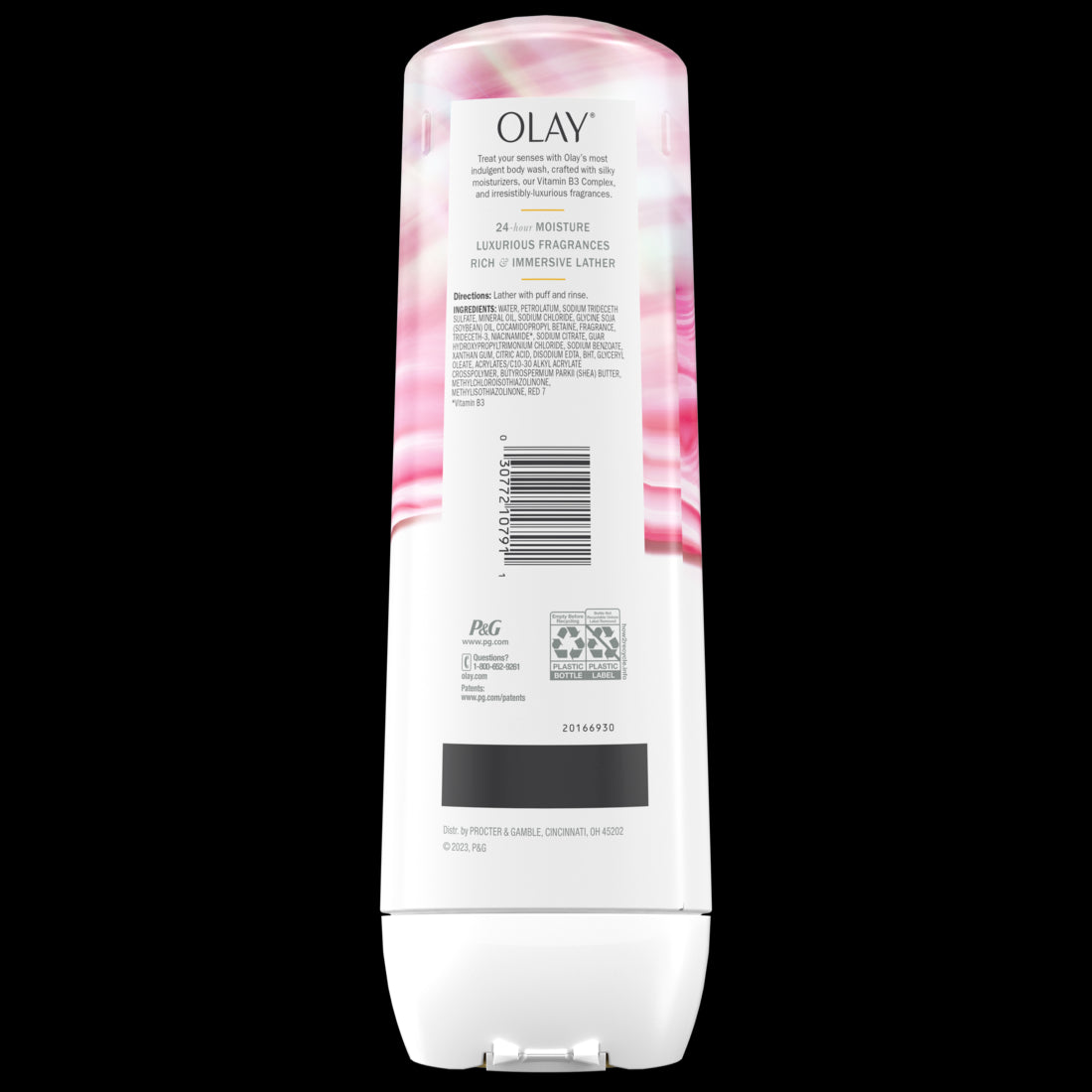 Olay Indulgent Moisture Body Wash Infused with Vitamin B3 & Notes of Rose and Cherry CrÃ¨me - 20oz/4pk