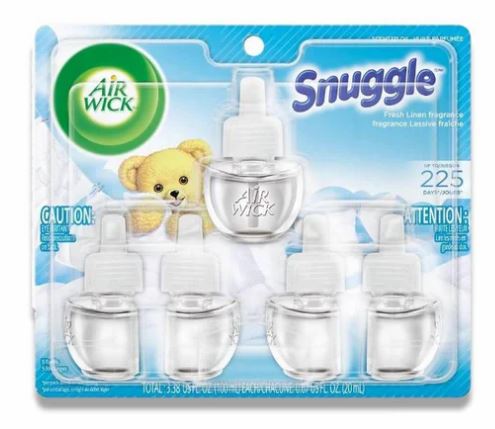 Air Wick Scented Oil - Refill Snuggle Fresh Linen - 5ct/5pk