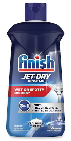 Finish Jet-Dry Rinse Aid - Liquid Original - 16oz/6pk