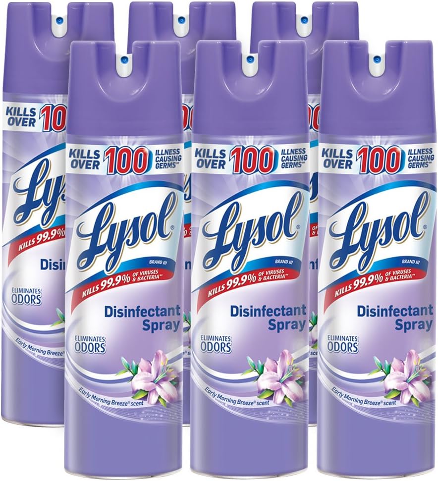 LYSOL Disinfectant Spray - Early Morning Breeze - (2x19)oz/4pk