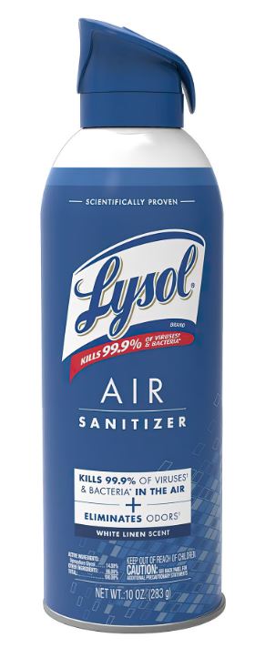 LYSOL Air Sanitizer - White Linen - 10oz/6pk