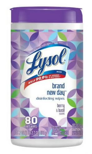 LYSOL Disinfecting Wipes - Fresh Beginnings - 80ct/6pk