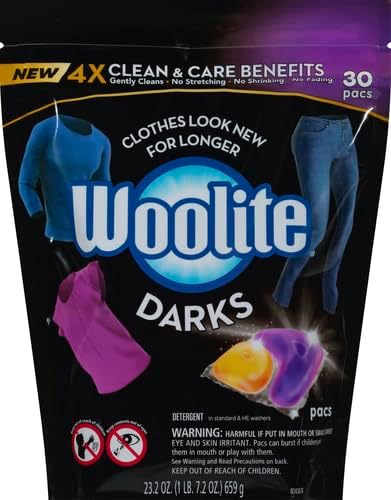 WOOLITE - Dark Pacs - 30ct/4pk